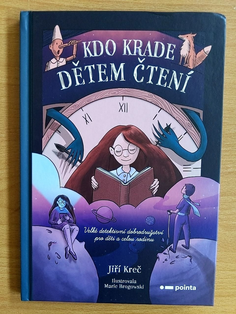 Kniha Kdo krade dětem čtení Jiří Kreč