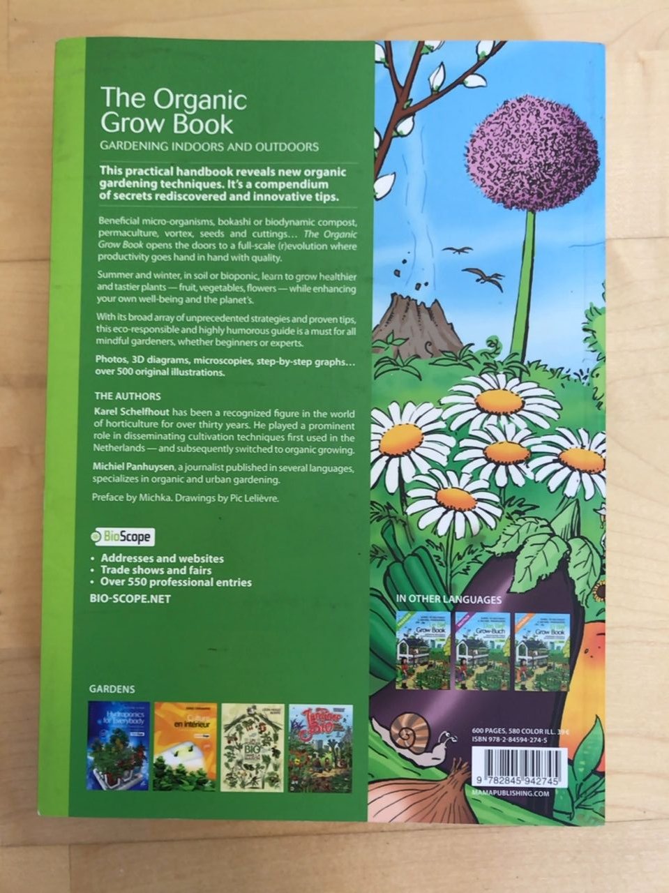 Kniha The Organic Grow Book 