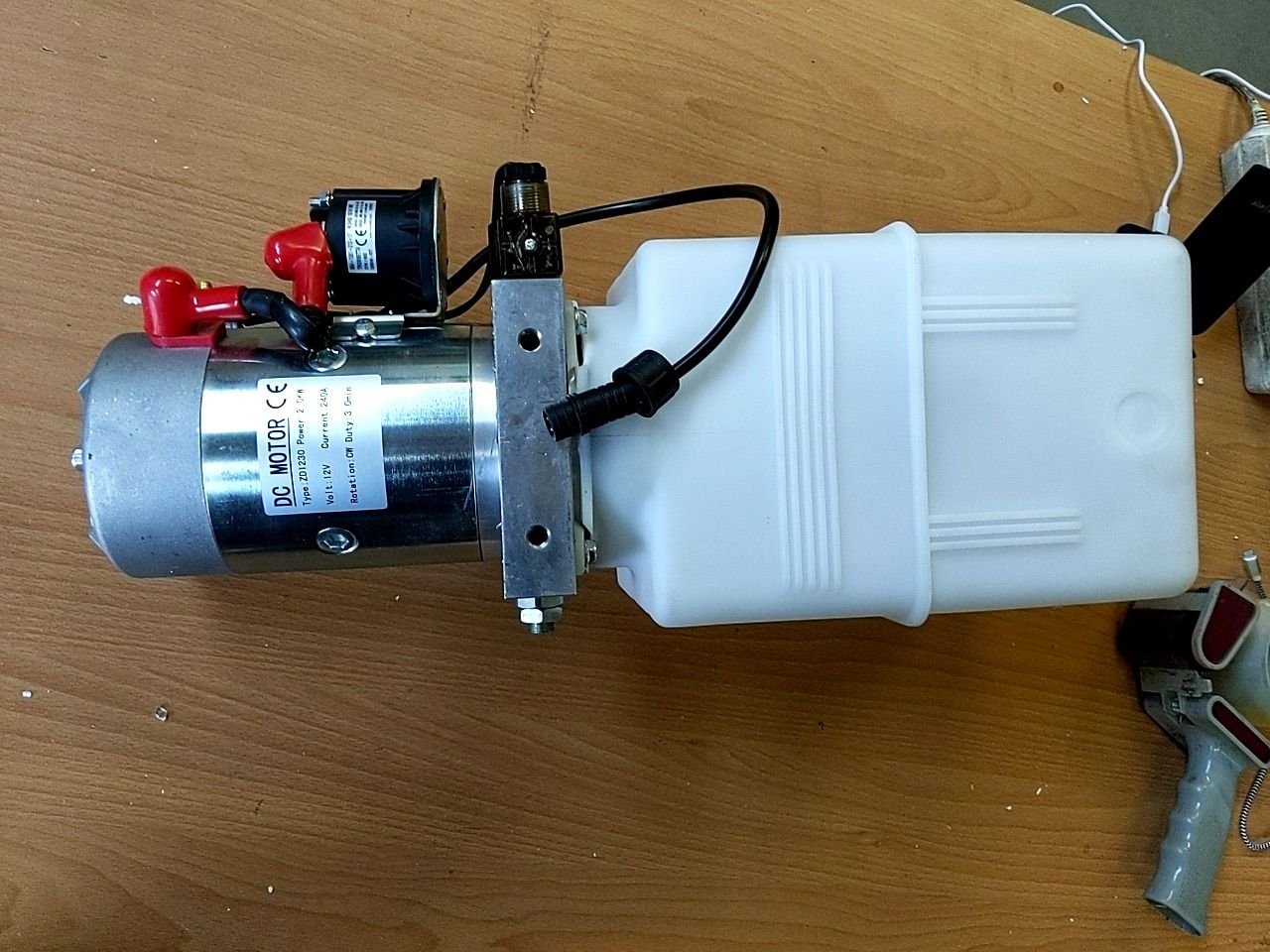 Elektrohydraulické čerpadlo AUER HAPT-180-01-12V-7L-Agados