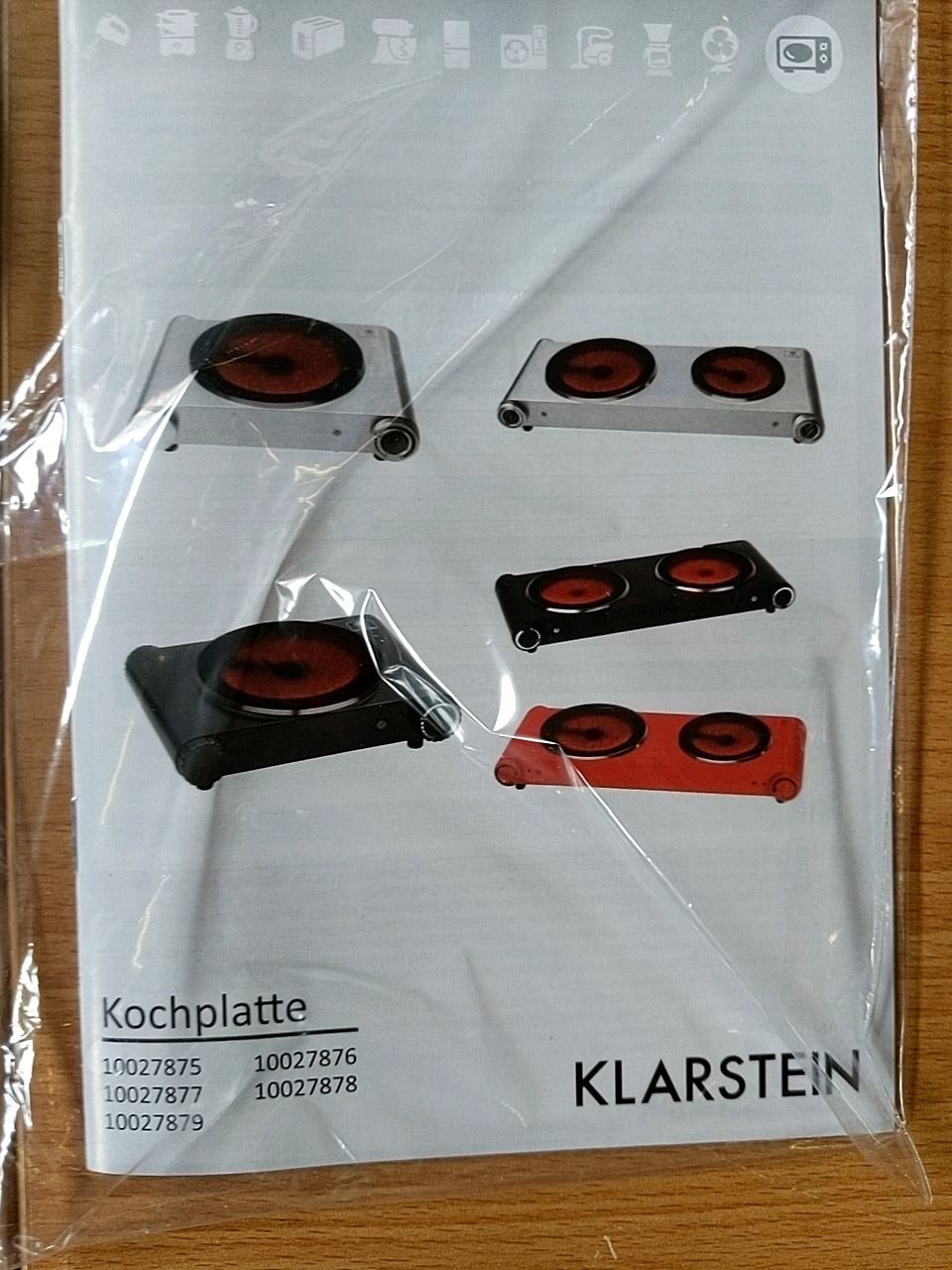 Dvouplotýnkový vařič Klarstein 10027877