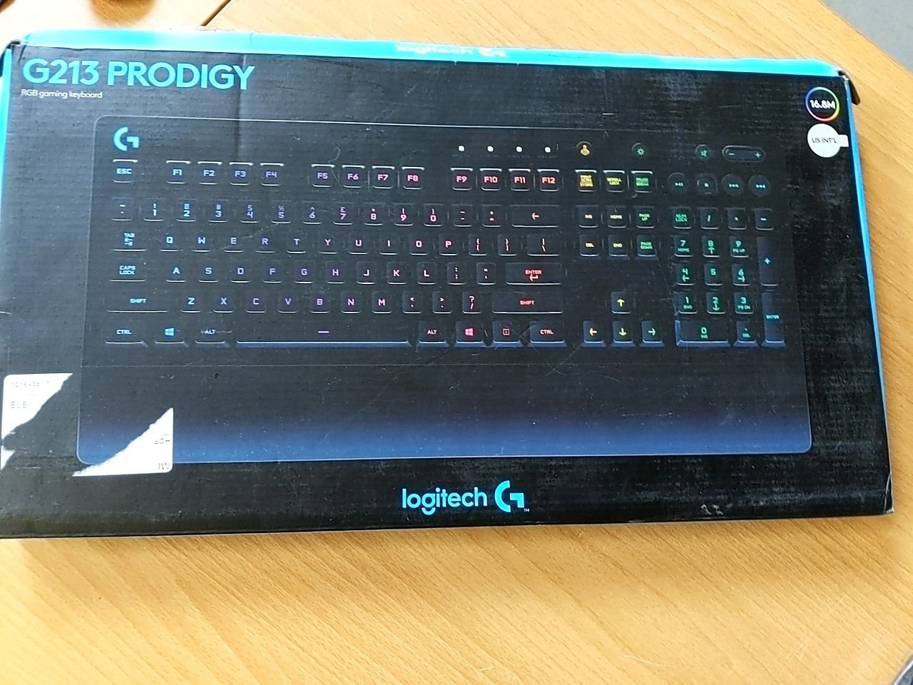 Herní klávesnice (drátová s RGB podsvícením) Logitech G213 Prodigy