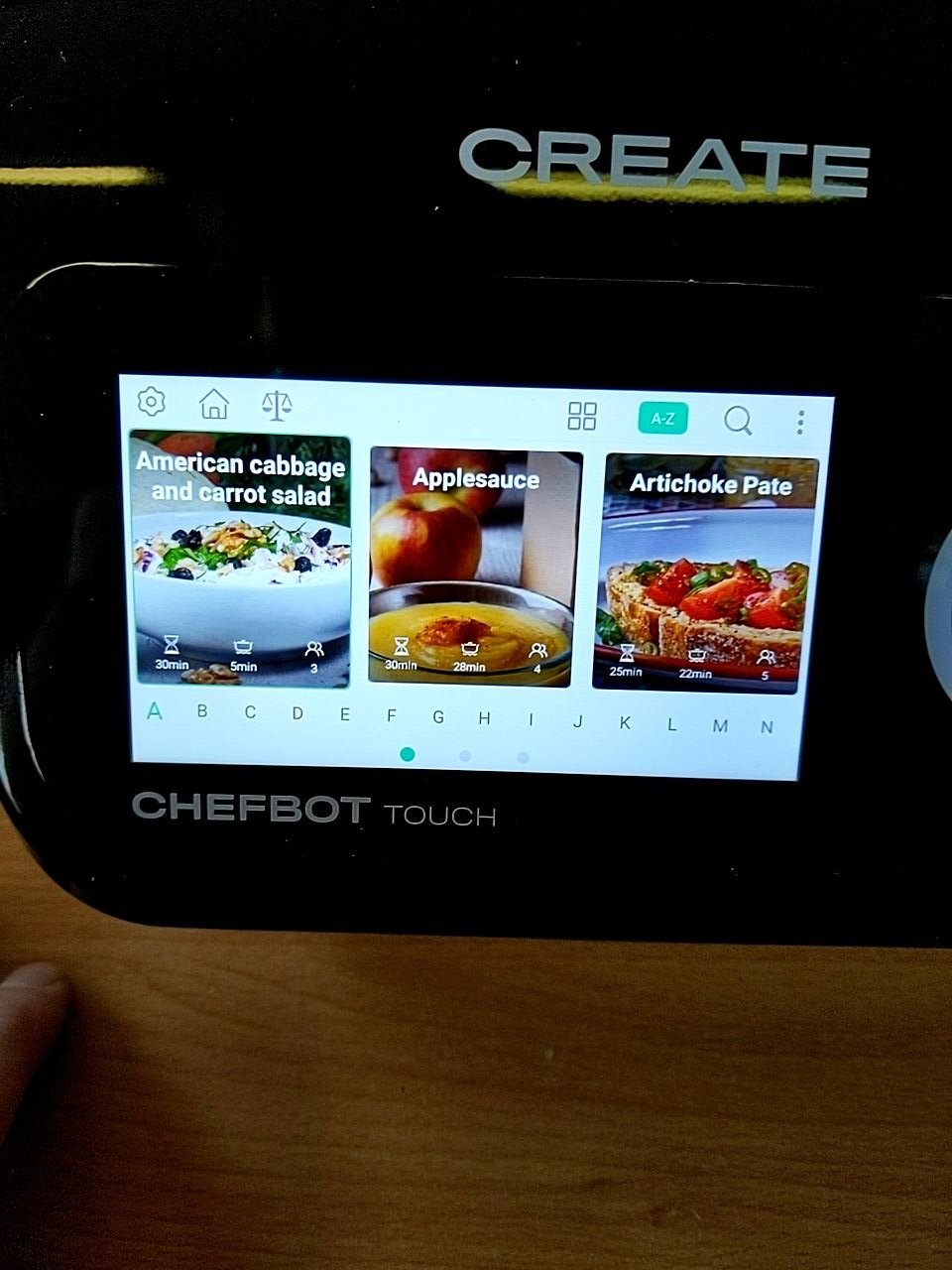 Kuchyňský robot s dotykovou obrazovkou, WiFi, vaření v páře (záruka 12. měs.) Create (Ikohs) Chefbot Touch