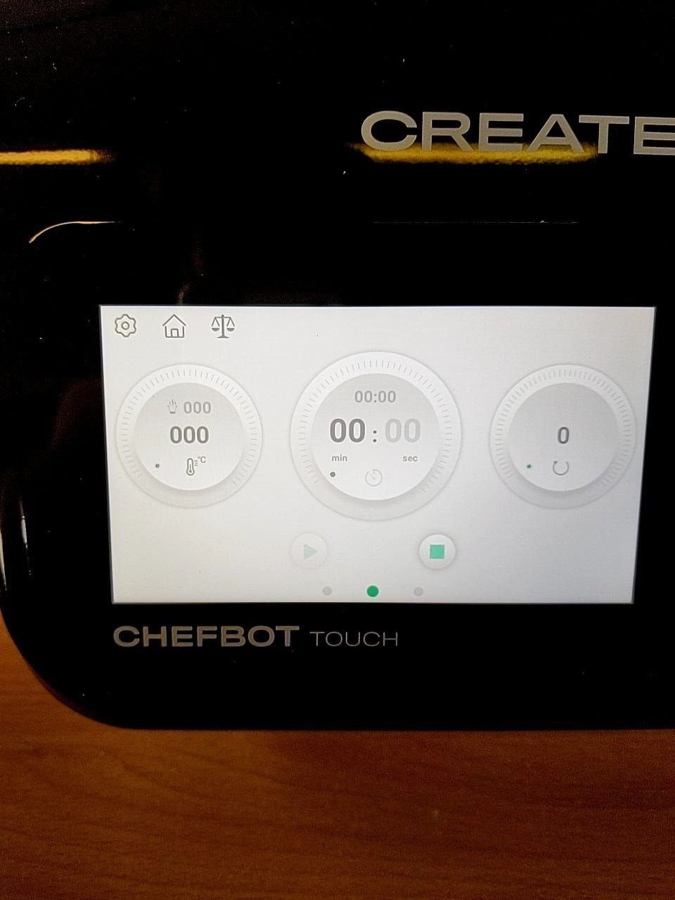 Kuchyňský robot s dotykovou obrazovkou, WiFi, vaření v páře (záruka 12. měs.) Create (Ikohs) Chefbot Touch