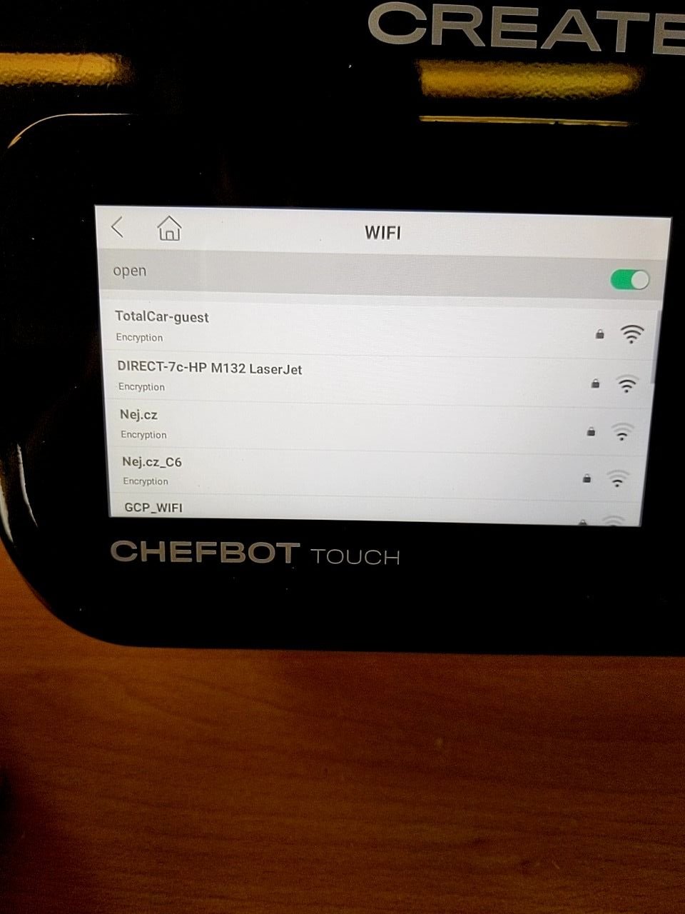 Kuchyňský robot s dotykovou obrazovkou, WiFi, vaření v páře (záruka 12. měs.) Create (Ikohs) Chefbot Touch