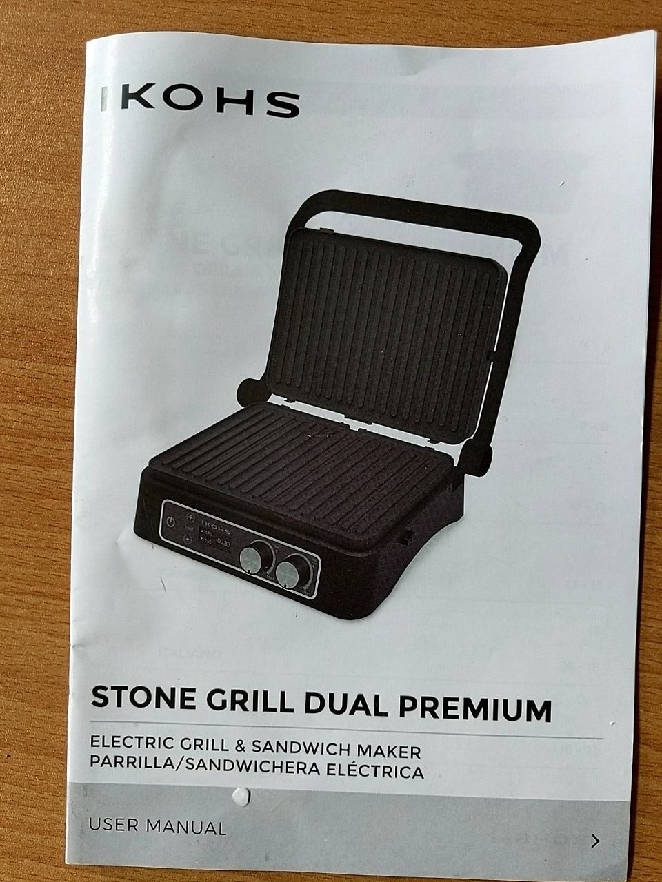 Kontaktní gril (záruka 12. měs.) Ikohs Stone Grill Dual Pro
