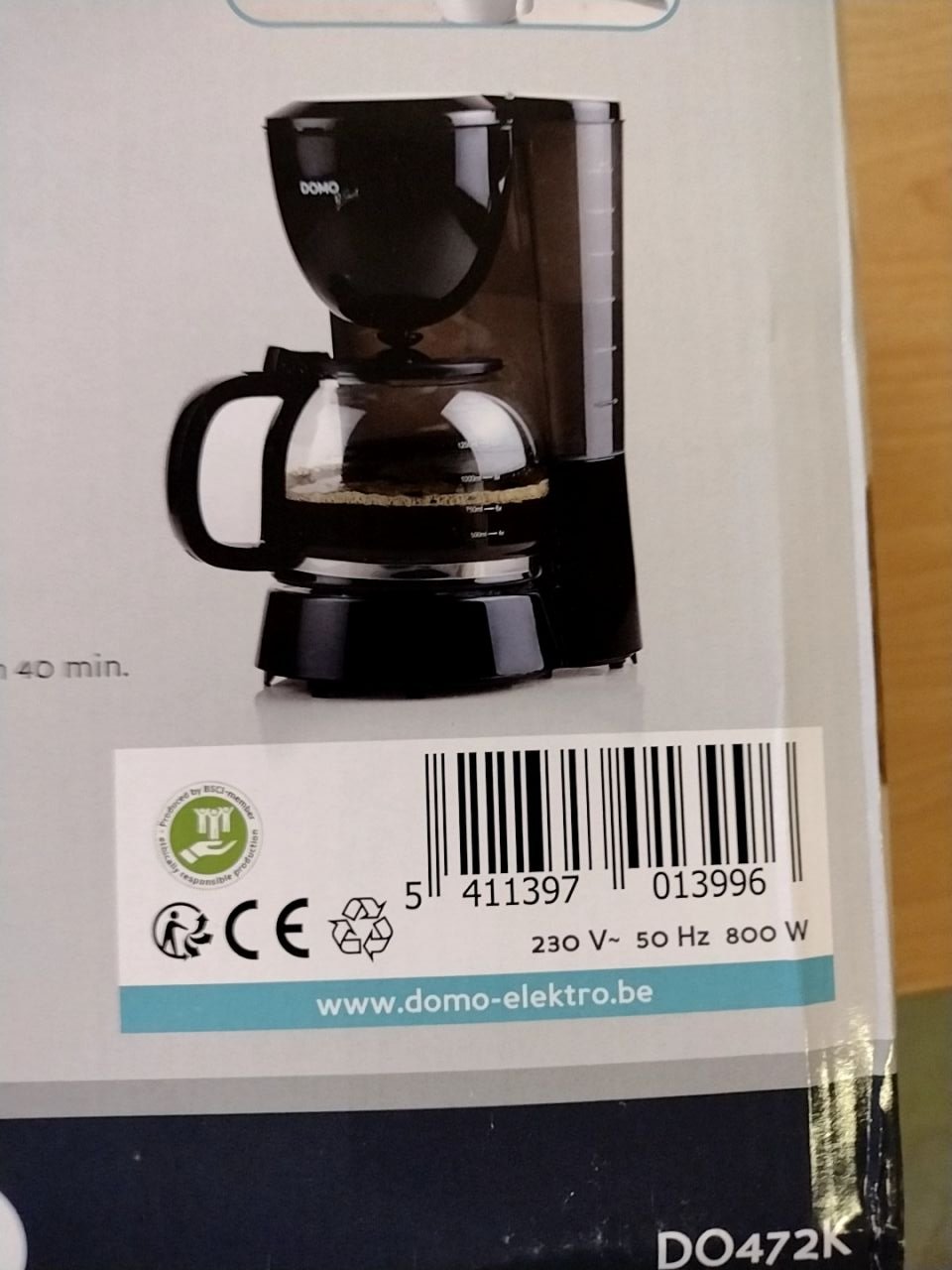 Kávovar DOMO DO472K