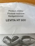 Plotové nůžky Levita HT 600