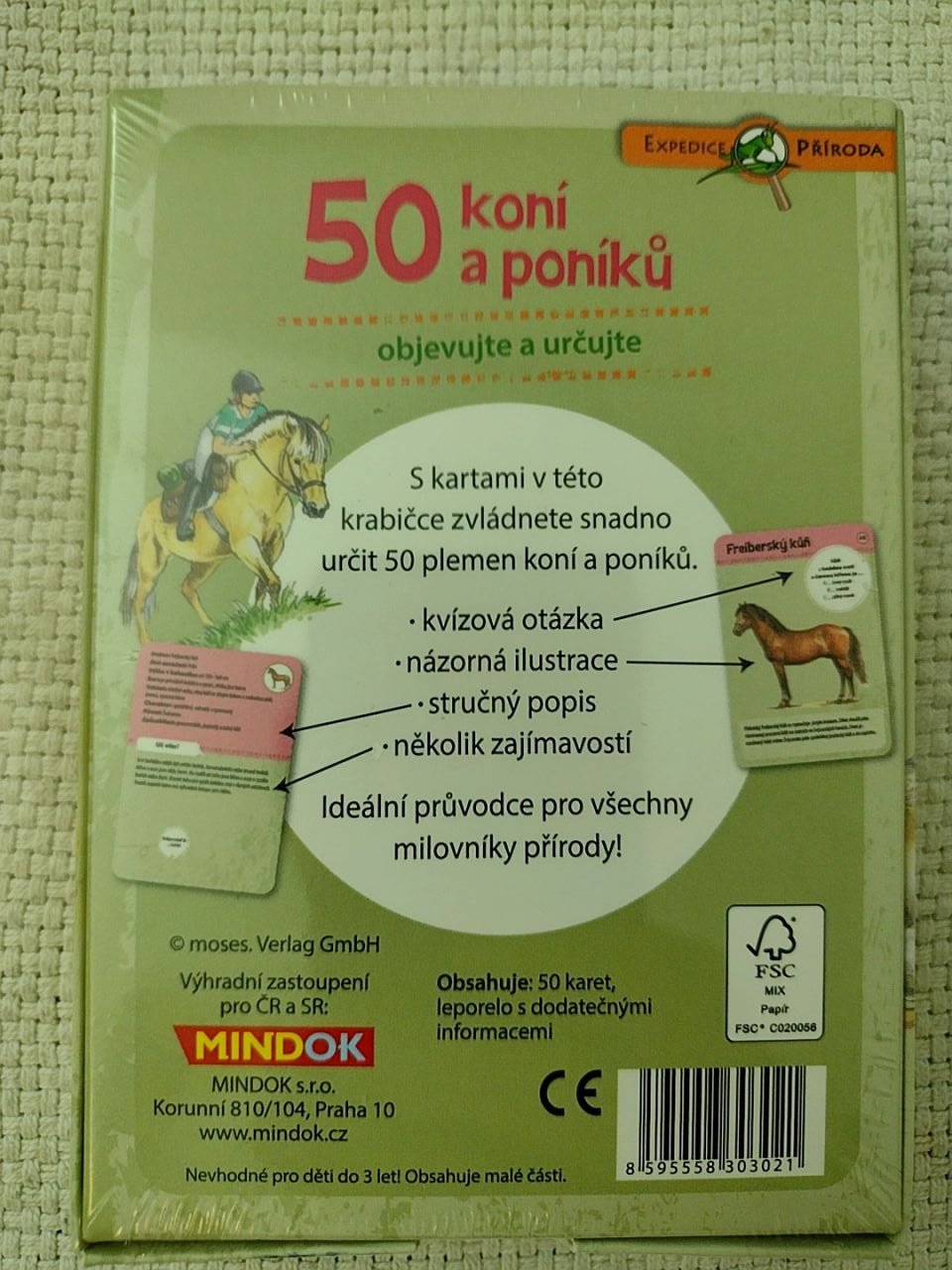 Karetní hra Mindok 50 koní a poníků