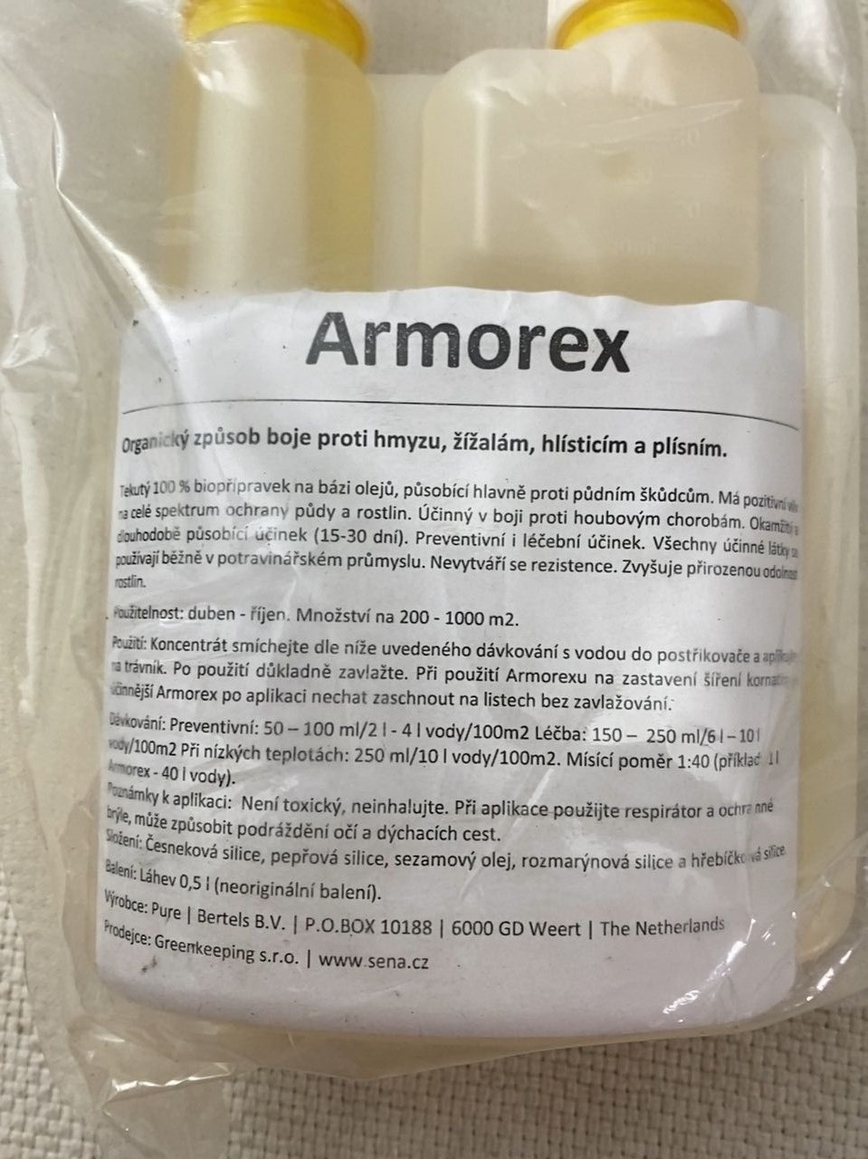 přípravek proti hmyzu Armorex 