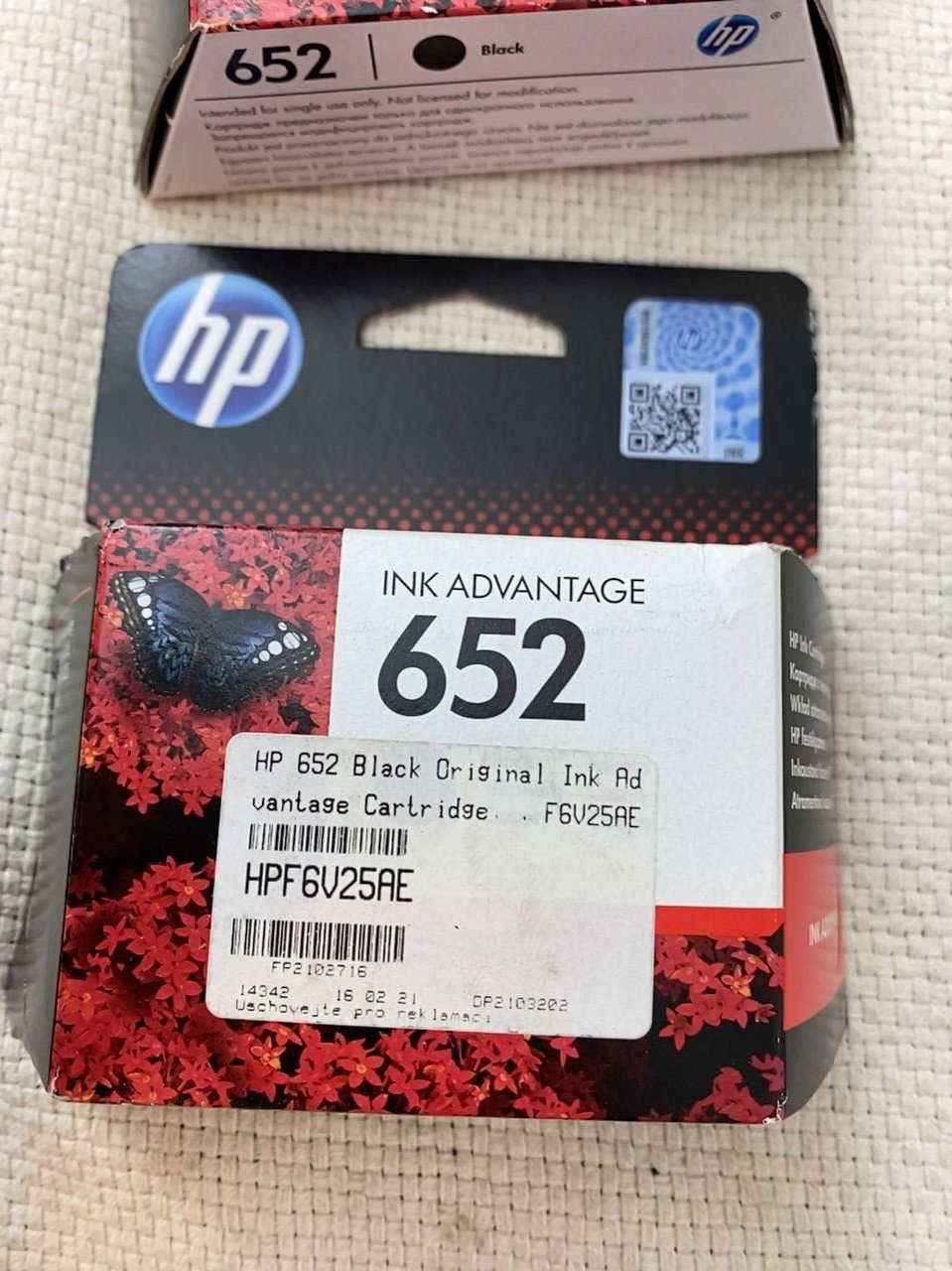 náhradní inkoustová náplň HP F6V25AE