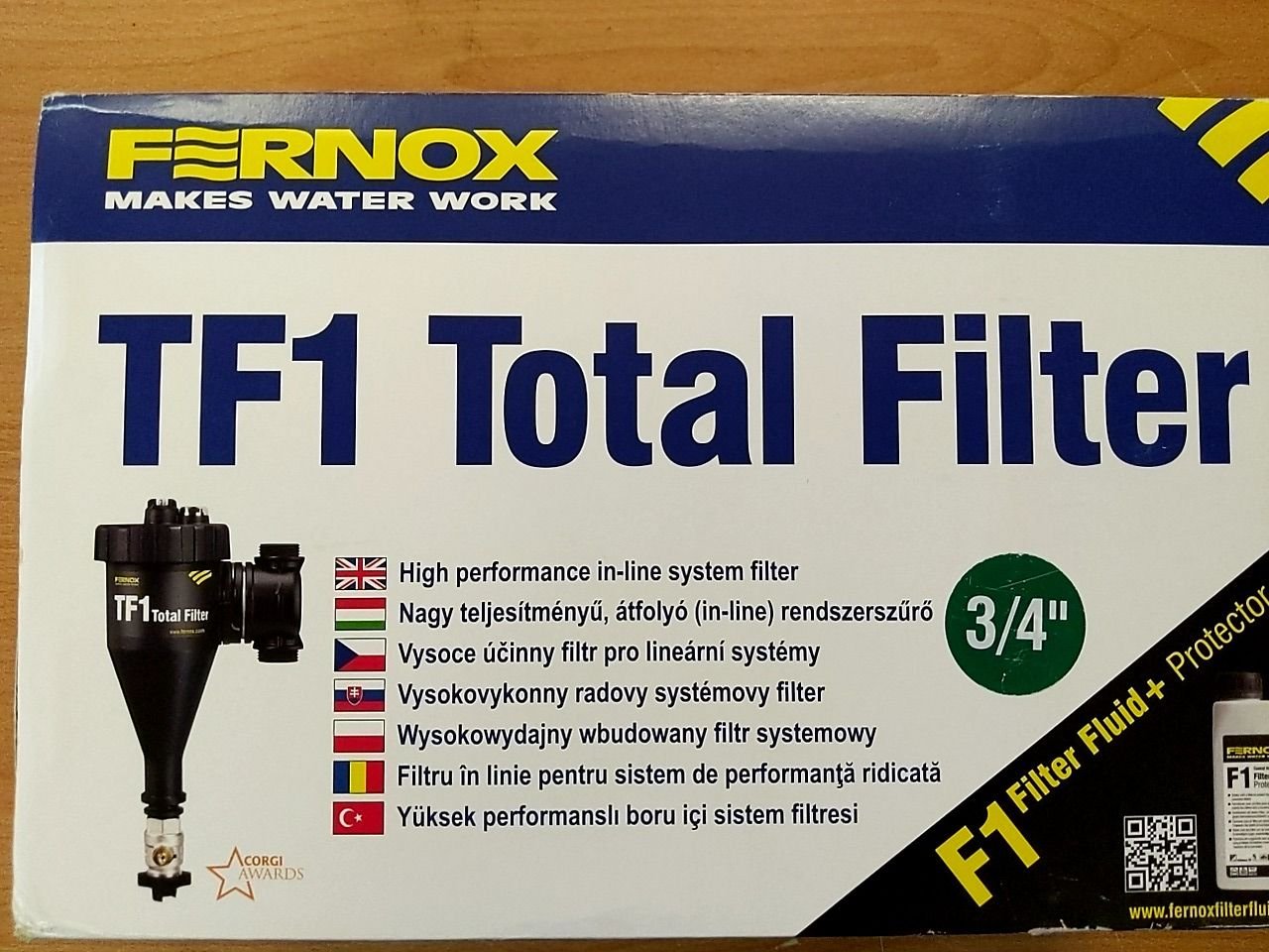 Odkalovací filtr Fernox TF1