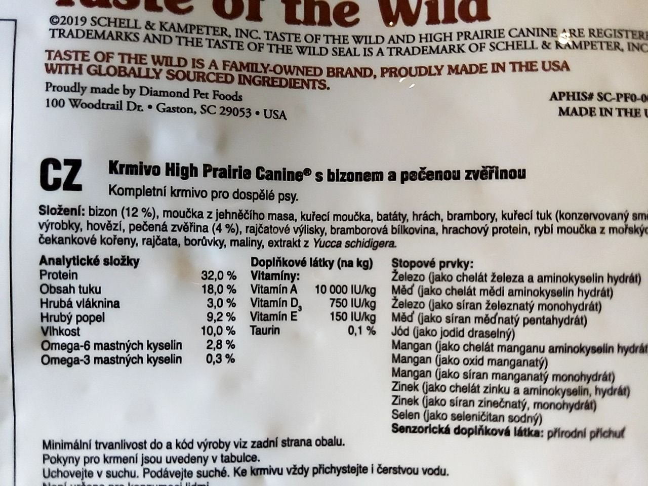 Krmivo pro psy Taste of the Wild High Prairie Canine