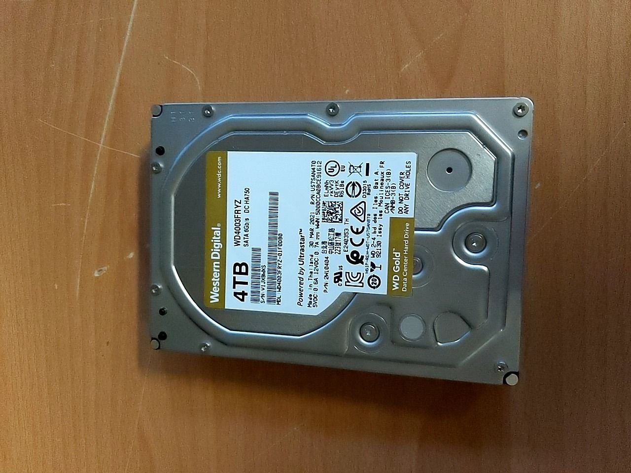 Harddisk Western Digital wd4003fryz