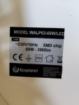 LED stropní svítidlo ECOLITE WALP03-60W/LED