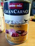 psí krmivo Animonda Gran Carno adult rind+pute/herz