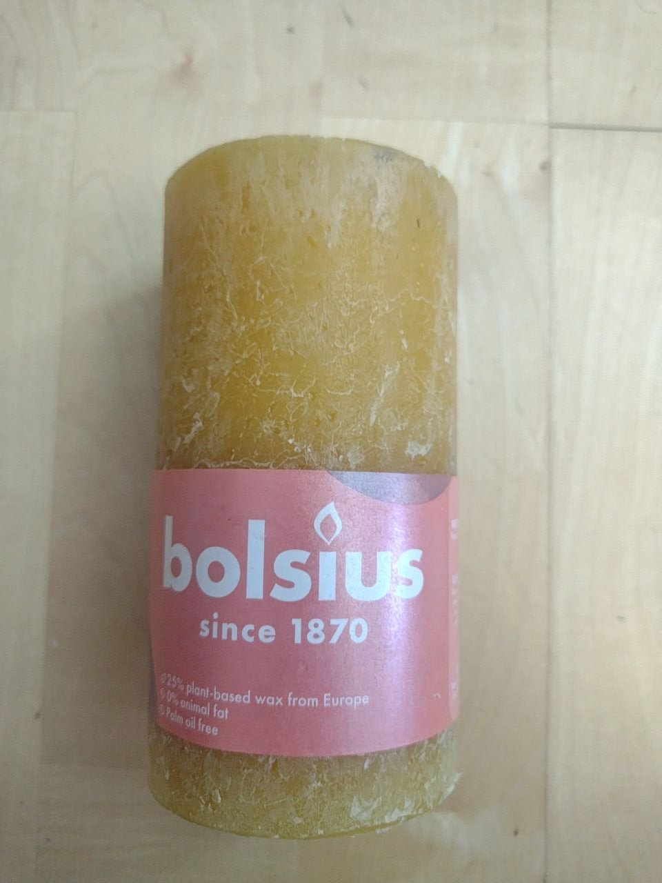 Svíčka Bolsius honeycomb yellow