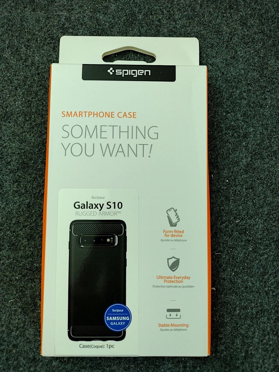 Zadní ochranný kryt pro mobilní telefon Spigen Galaxy S10