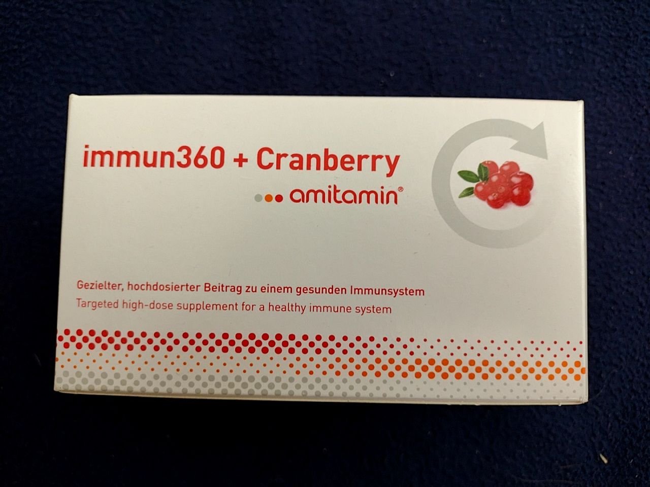 Doplněk stravy amitamin Immun360 + Cranberry