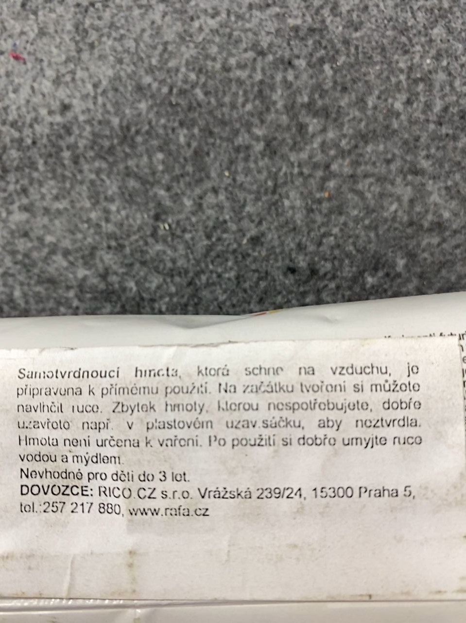 Samotvrdnoucí hmota Primo 1000g bílá 