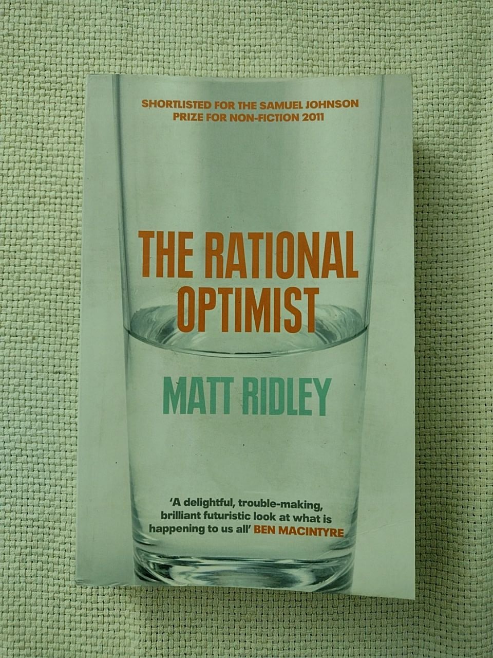 Kniha The Rational optimist 