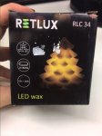 LED svíčka z přírodního vosku Retlux 