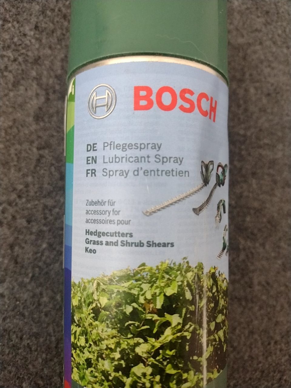 Konzervační sprej na ošetření zahradního nářadí Bosch 