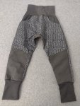 Rostoucí dětské softshelové kalhoty Little Things 3-5 let