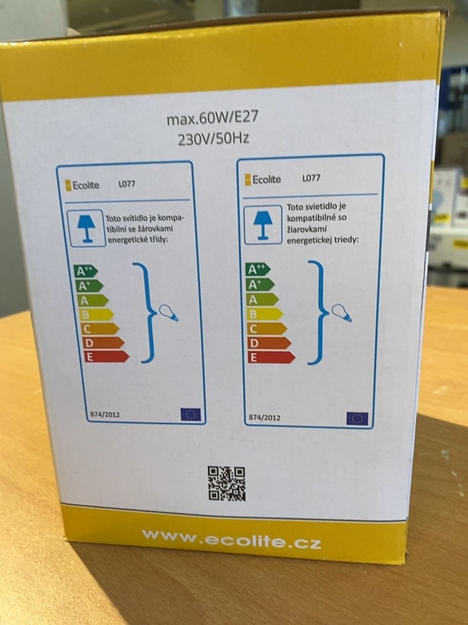 Stolní lampa- modrá barva Bond L077-MO, E27