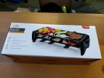 Elektrický raclette gril o výkonu 1800 W Eta Raclet 4162 90000 černý