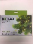 Vánoční světelný řetěz - bílý Retlux RXL 275, 2,4 m