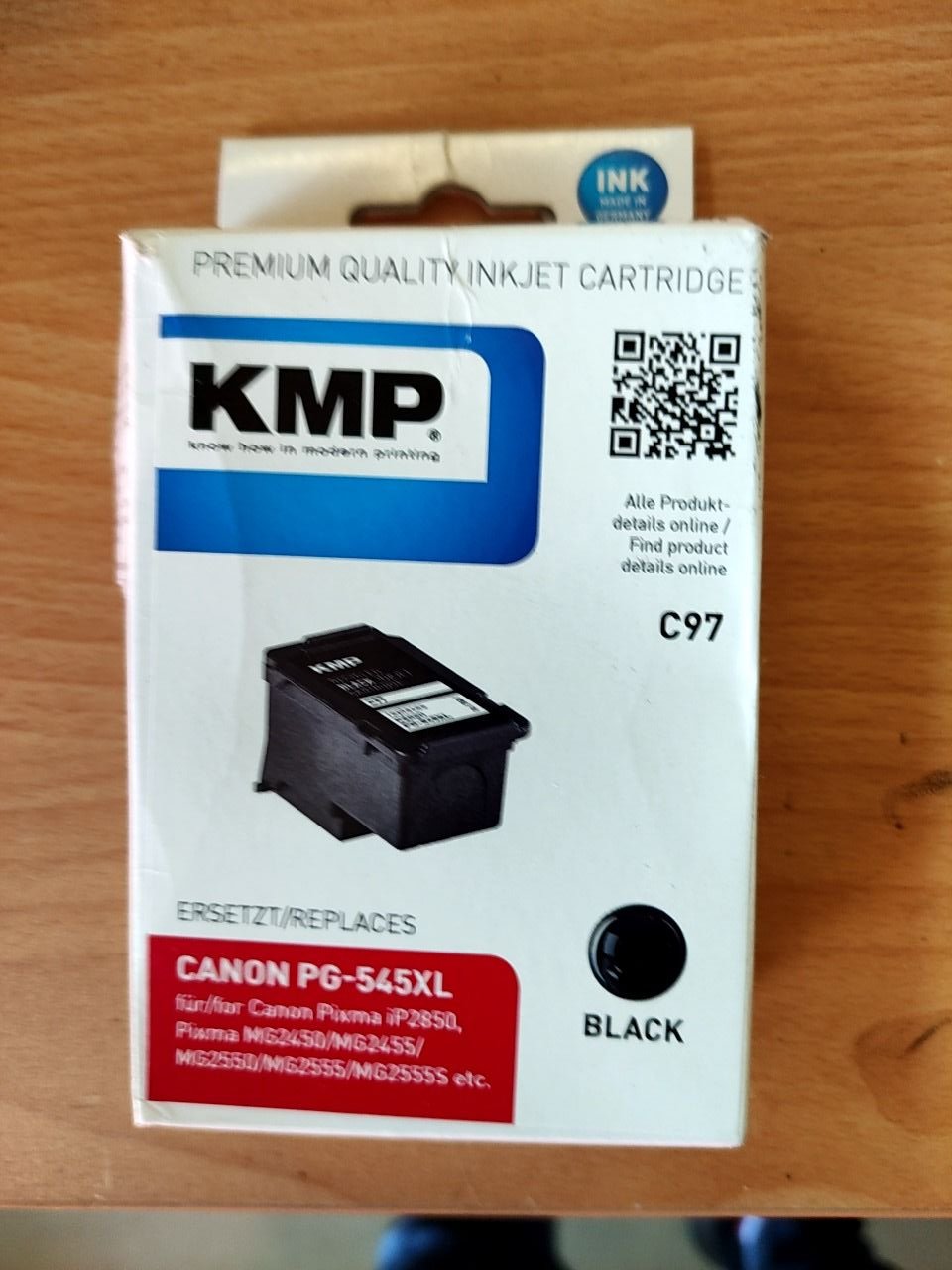 Inkoustová cartridge Canon PG-545XL KMP C97 černá