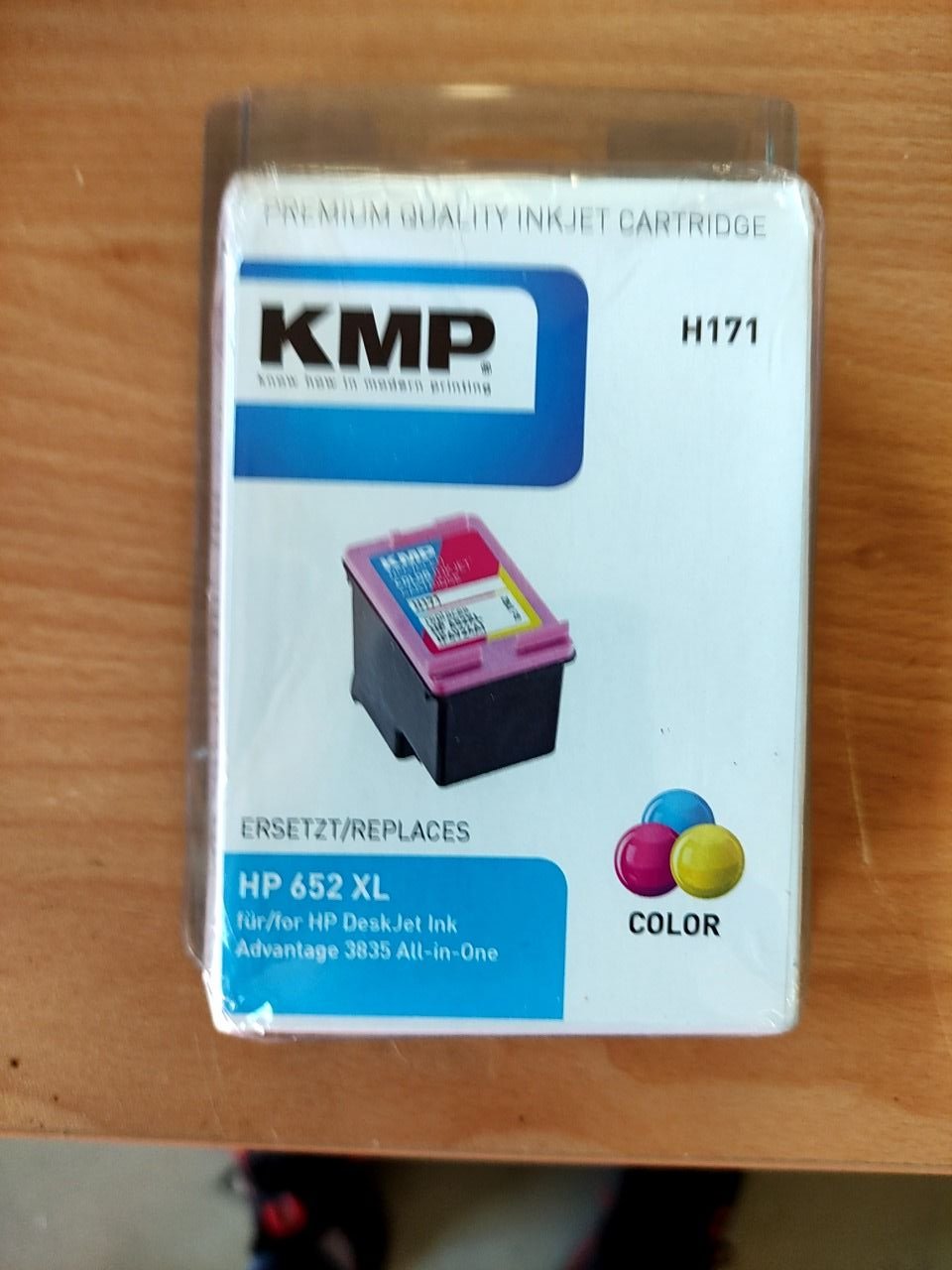 Inkoustová cartridge HP 652 XL KMP H 171 barevná