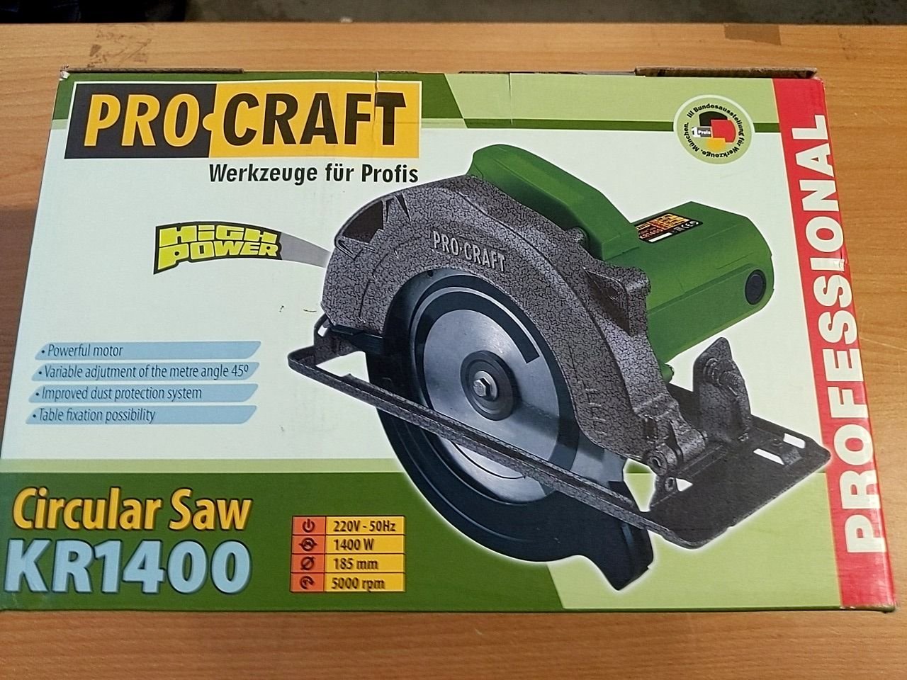 Kotoučová pila PROCRAFT KR1400