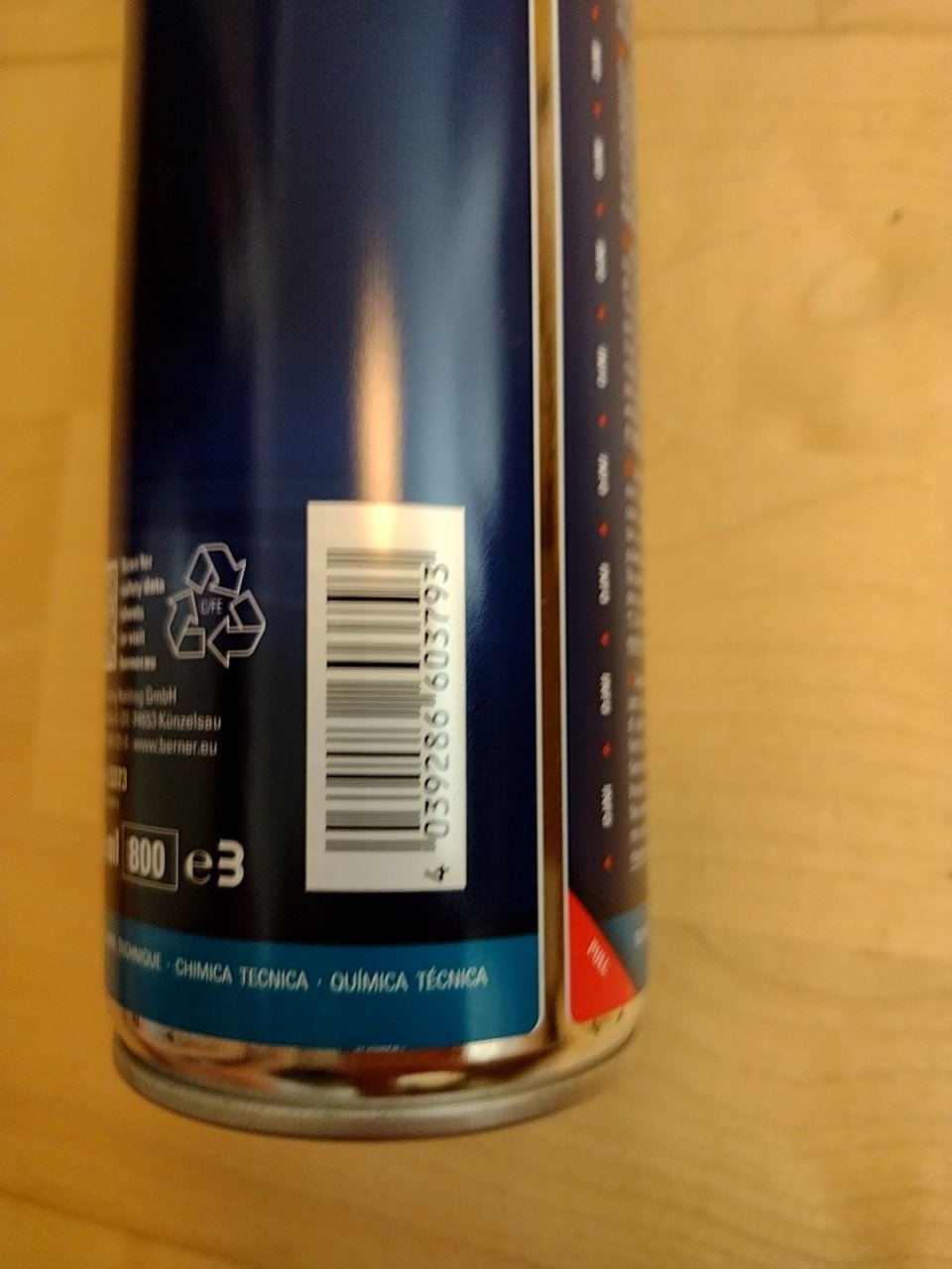 Plynová kartuše Multigas Berner 12 ks x 360ml