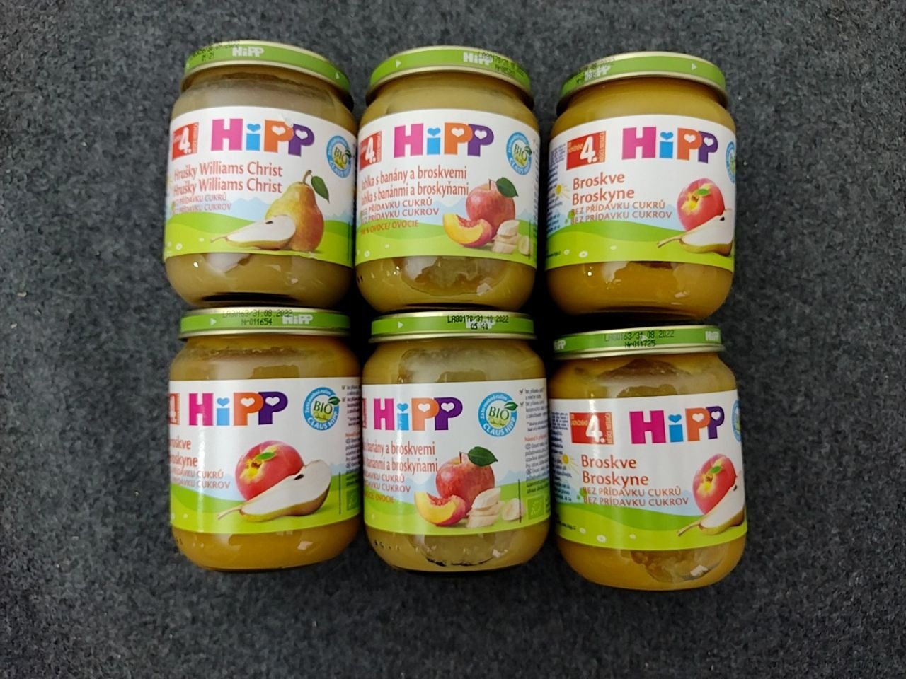 Dětský ovocný příkrm HiPP 6 x 125 gr