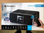 Internetové rádio FM tuner, podpora AAC, FLAC, MP3, WAV a WMA, USB, Bluetooth GoGen IR 167 BTB