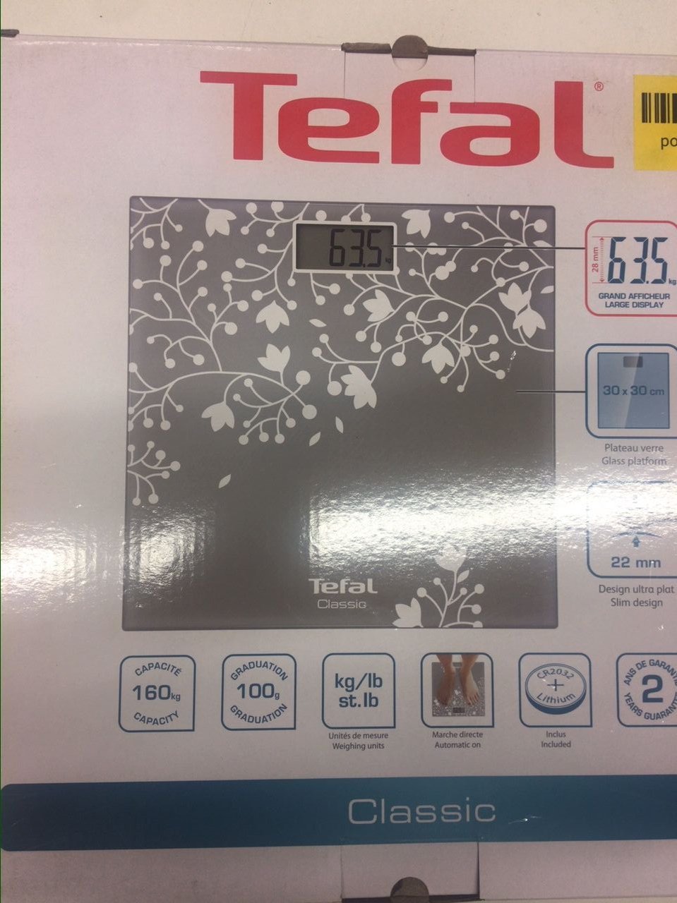 Osobní váha digitální Tefal PP1537V0 Classic Blossom