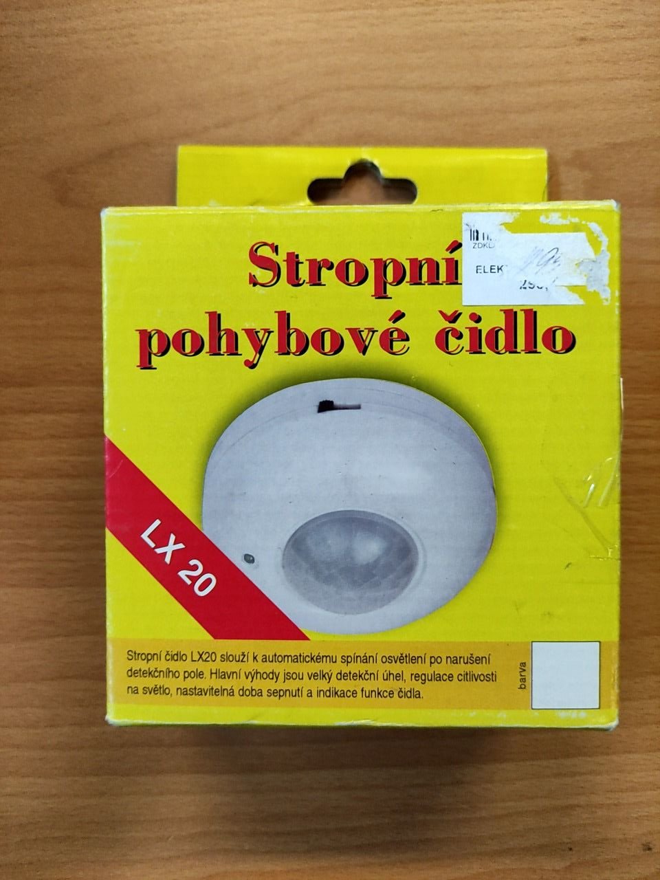 Stropní pohybové čidlo Elbock LX 20