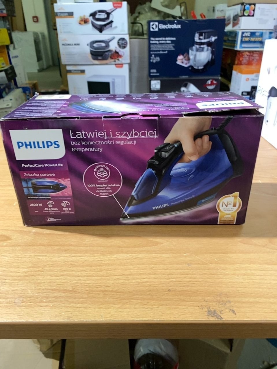 Napařovací žehlička Philips PerfectCare PowerLife GC3920/20 modrá