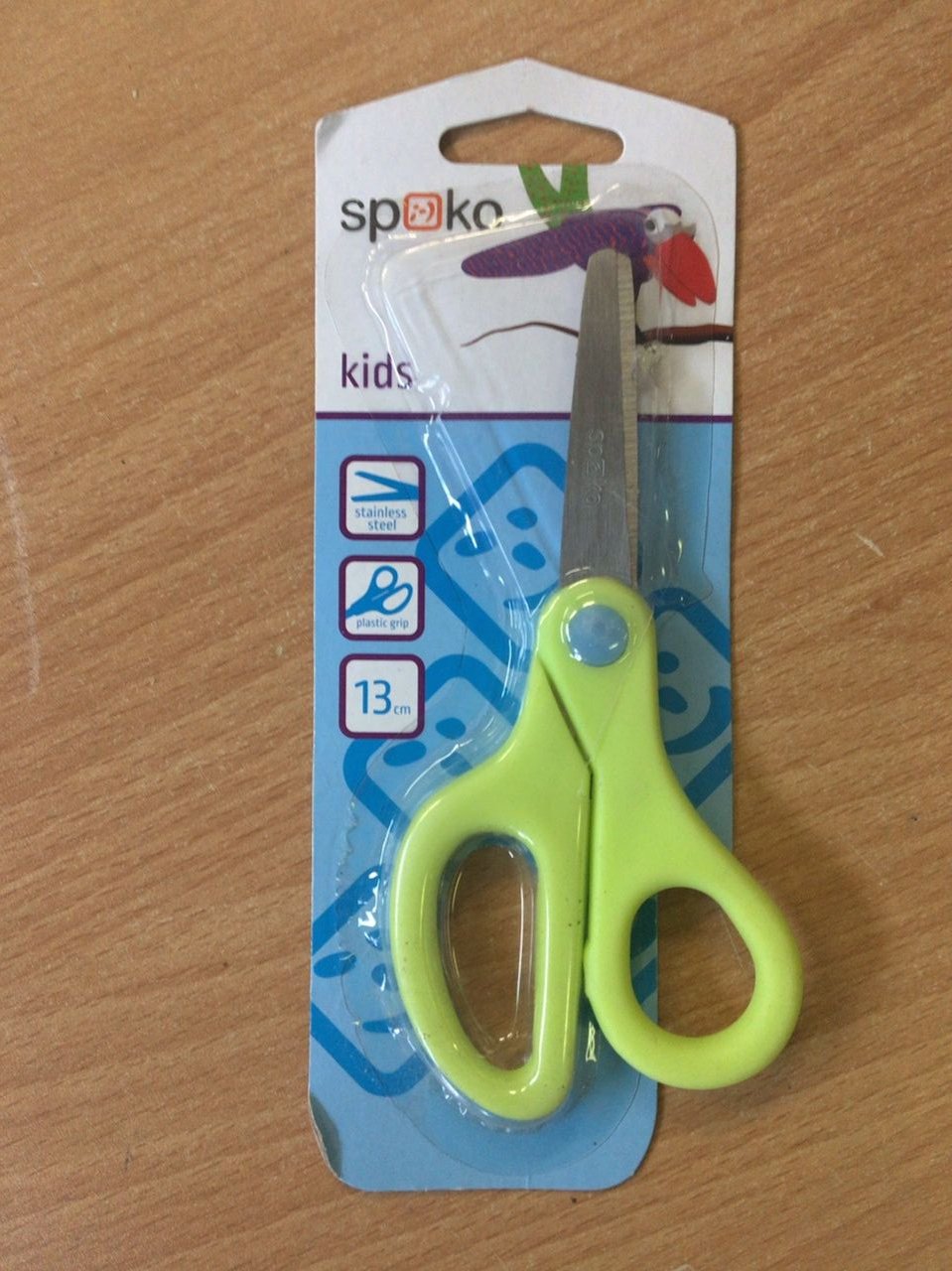 Dětské nůžky Spoko zelené