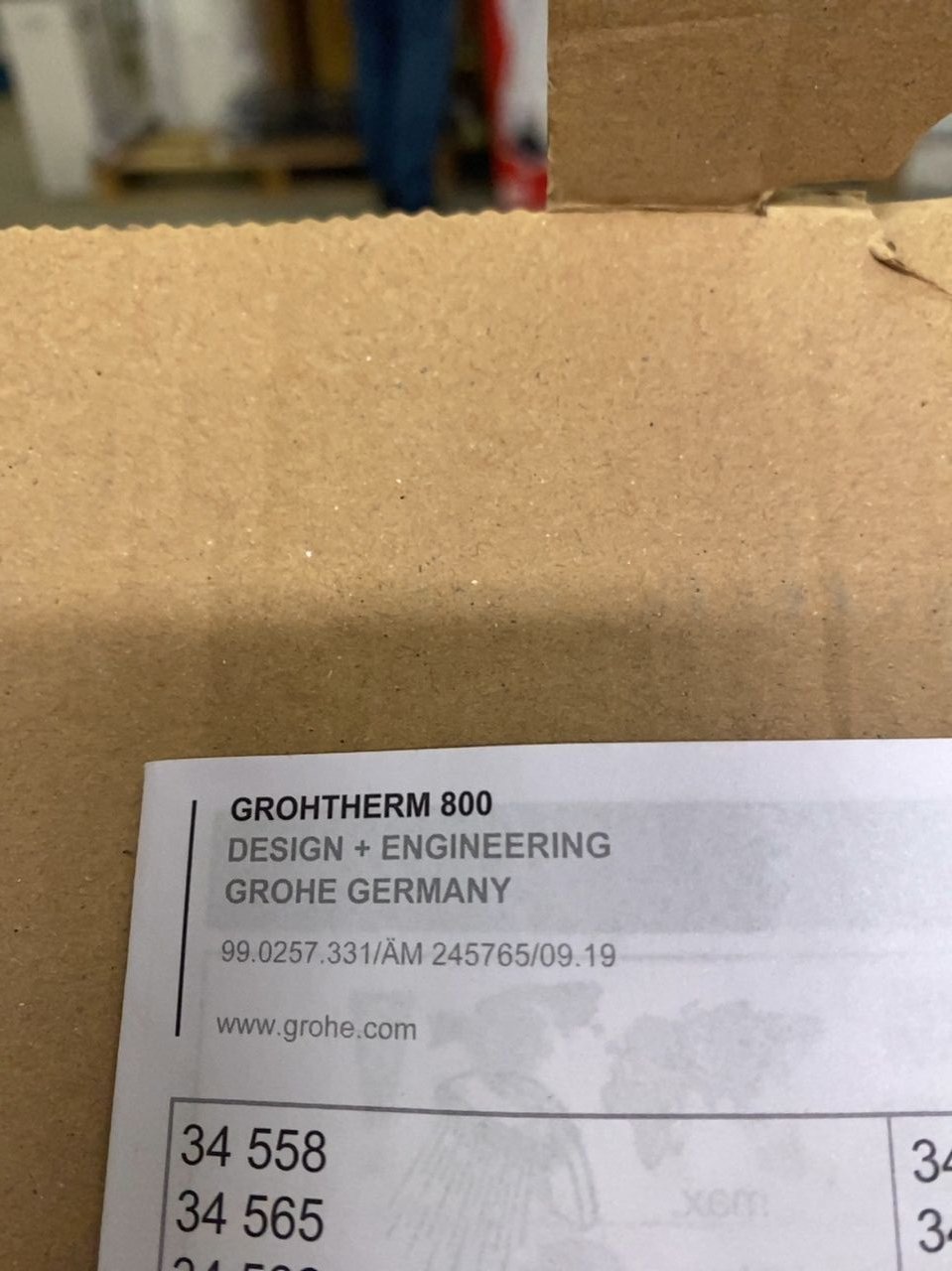 Vodovodní kohoutková baterie Grohe Grohtherm 800