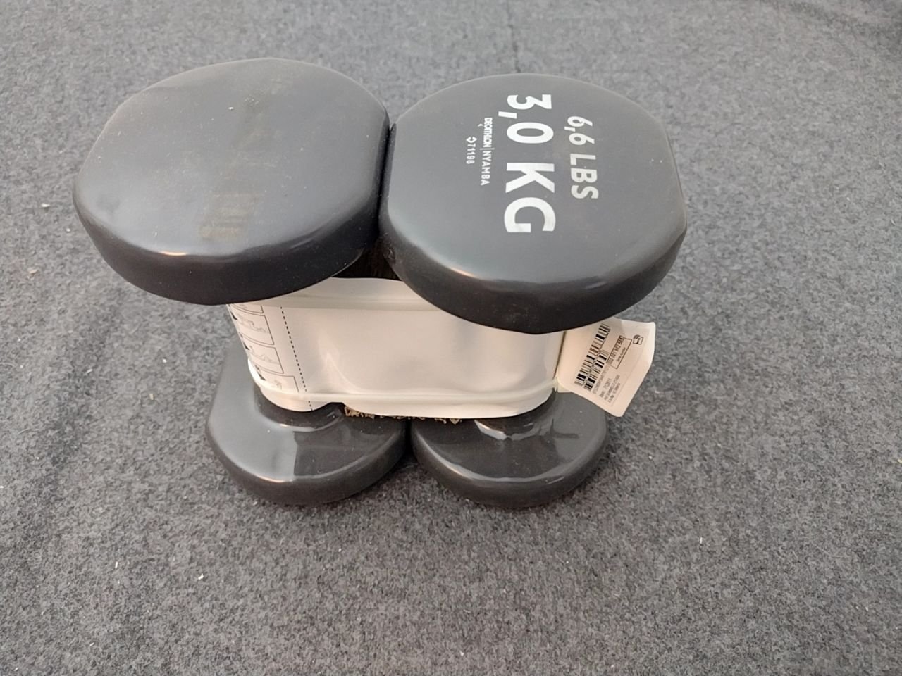 2 ks 3 kg činek Decathlon