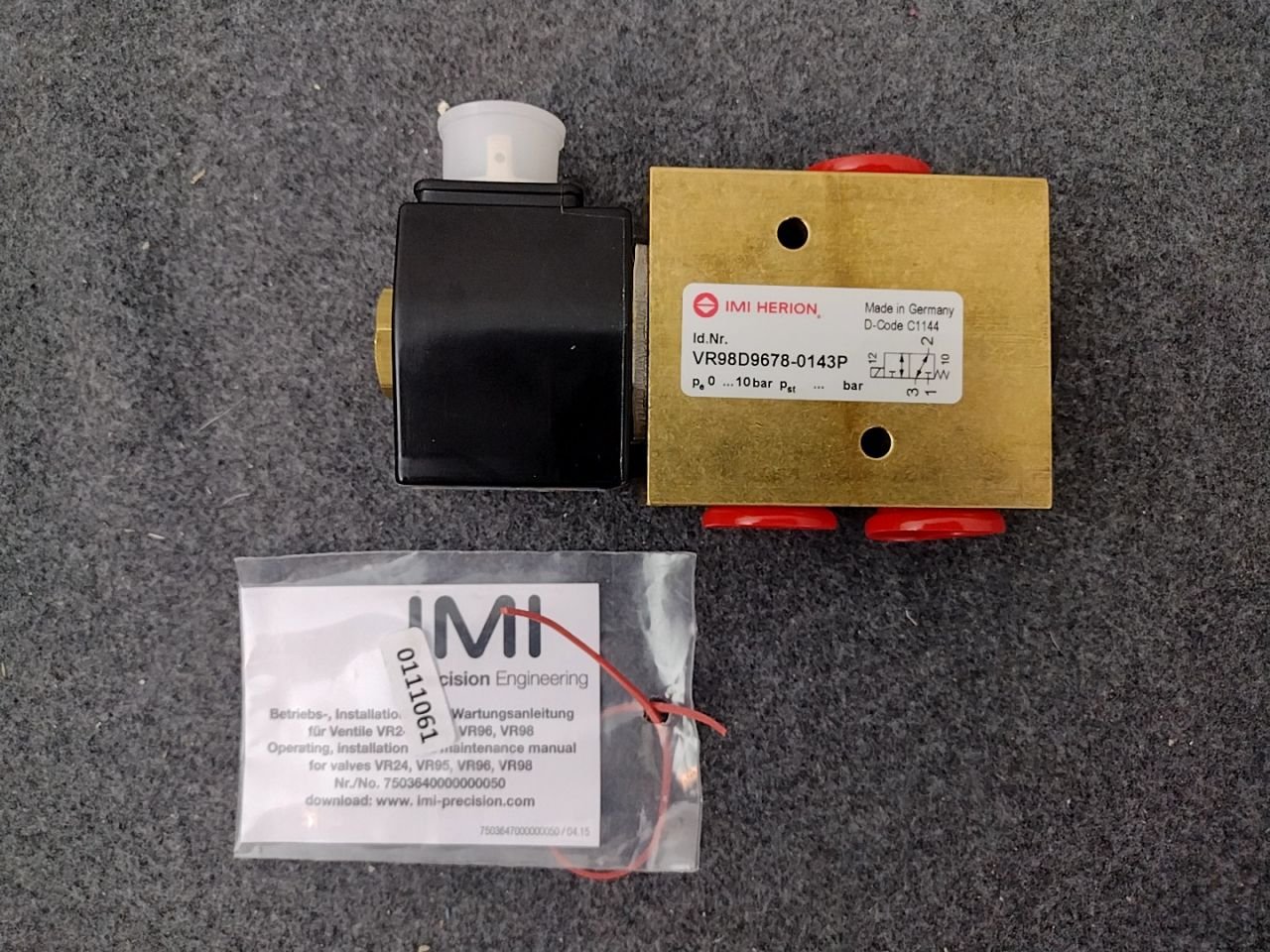 Elektromagnetický ventil Imi Herion VR98D9678-0143P