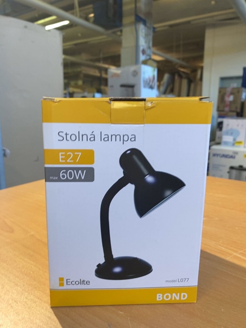 Stolní lampa- modrá žlutá barva Bond L077-MIX