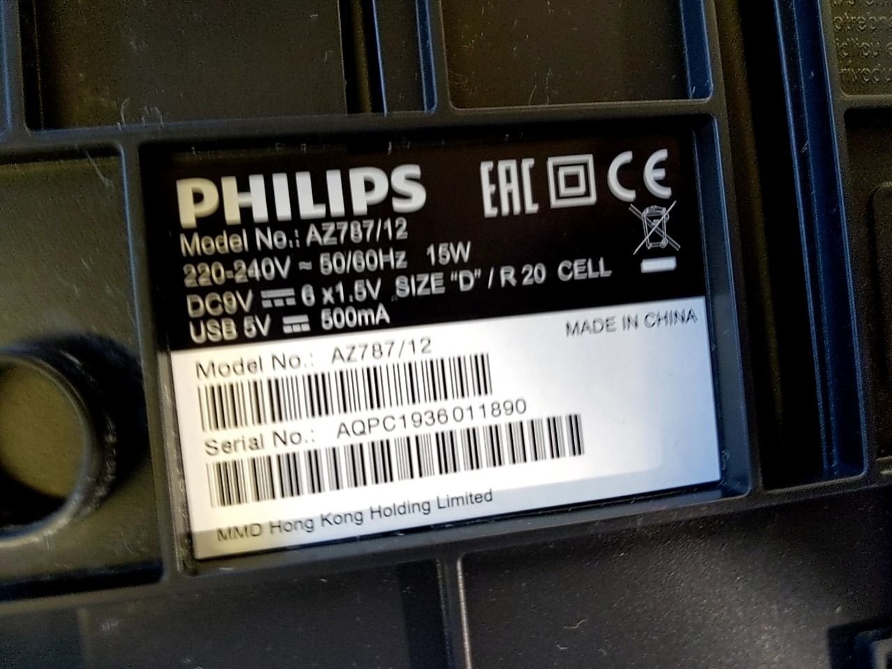 Přenosný CD přehrávač (CD i CDRW) s kazetovou mechanikou Philips AZ787