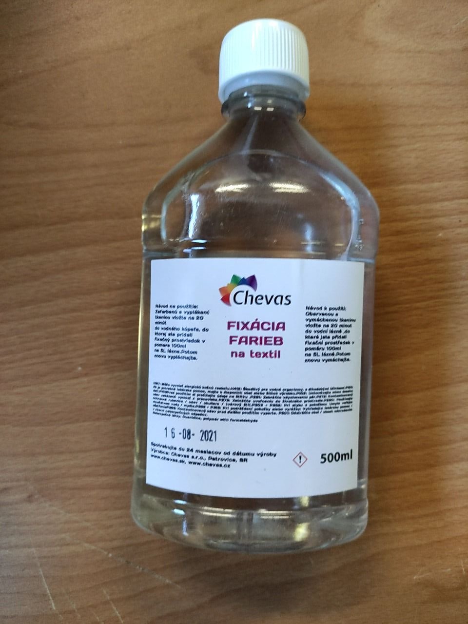 Ustálovač barev na textil Chevas 500 ml