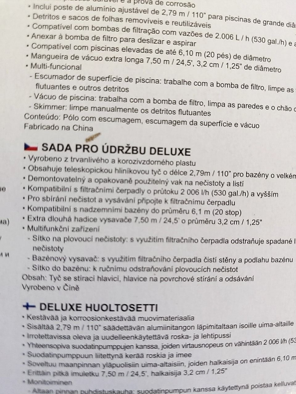 Sada pro údržbu bazénu Bestway - Flowclear 