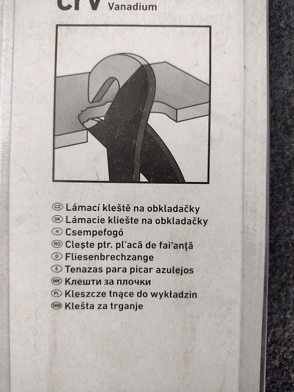 Lámací kleště na obkladačky extol 