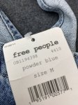 Džínové kalhoty s laclem Free people Velikost M