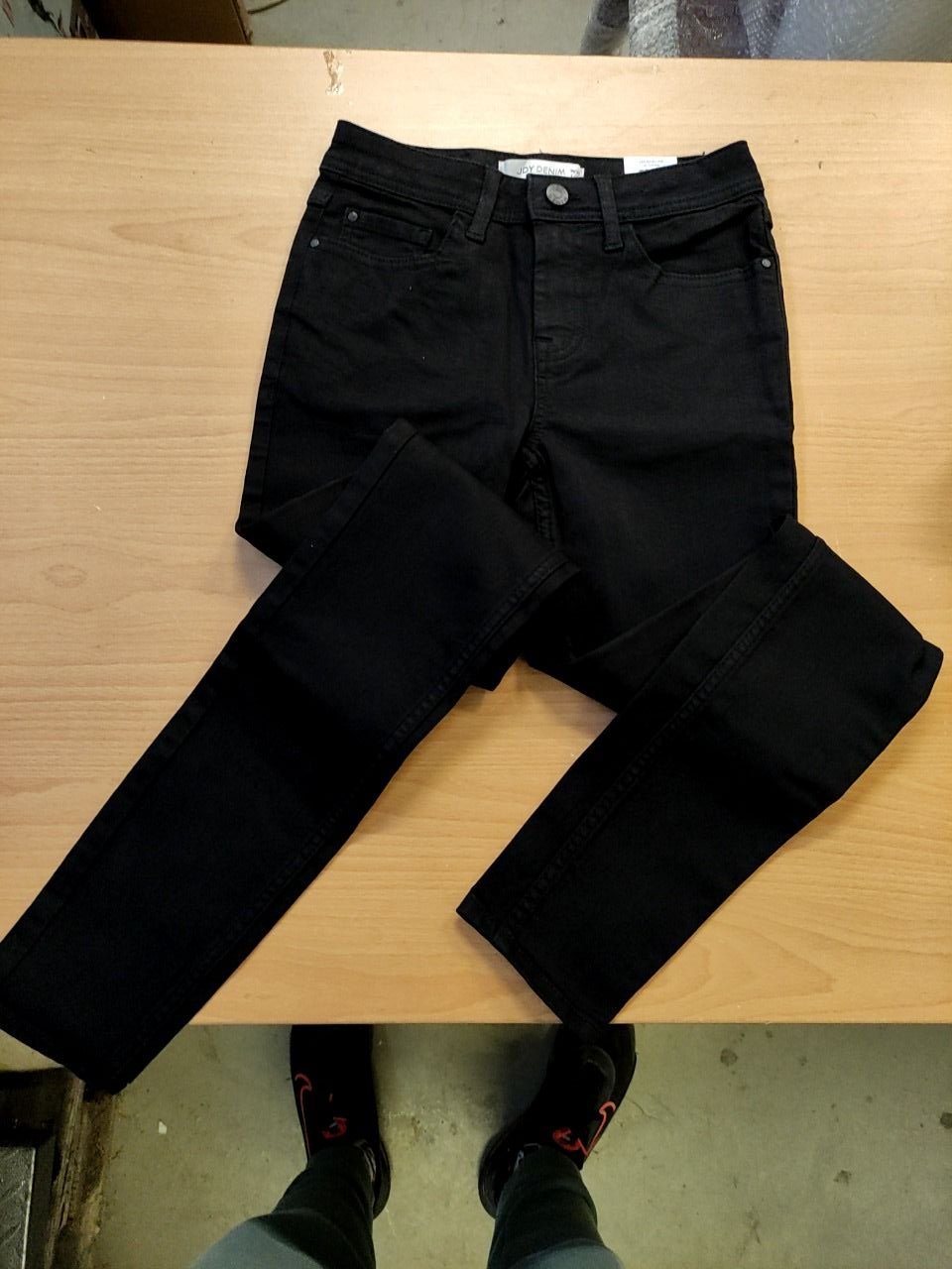 Riflové kalhoty černé barvy JDY - Skinny vel.  28,32